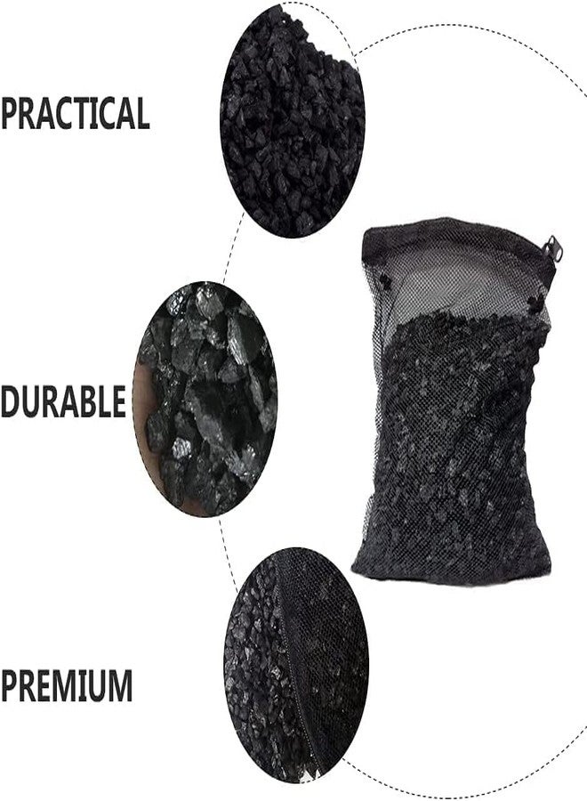 أكياس ترشيح أحواض السمك من الكربون النشط من VAYINATO®، 300 غرام - حبيبات كربون نشط لأحواض السمك - حبيبات شبكية لترشيح البرك من Petzlifeworld - Image 4